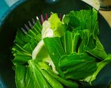 Foto langkah ke 1 dari resep Sayur Bobor Sawi Hijau.