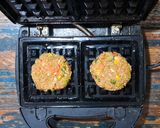 A picture of step 7 of Quinoa Waffle Bites.