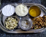 நட்ஸ் & டிரை ப்ரூட் லாடு (Nuts and dryfruits laadu recipe in tamil) ரெசிபி ஸ்டேப் 1 புகைப்படம்