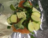 Foto del paso 1 de la receta: Salmón empapelado al horno