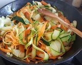 Foto langkah ke 4 dari resep Zukini Wortel Spagetti (cocok untuk menu diet).