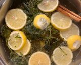 Φωτογραφία βήματος 1 της συνταγής Dry your stomach out tea 🤩 τσάι διαίτης με ανανά, λεμόνι, τζίντζερ & κανέλα ❣️