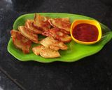 A picture of step 4 of Rice flour puda.