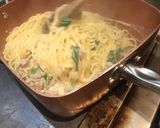 A picture of step 7 of Simple sausage spaghetti.
