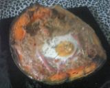 Foto del paso 12 de la receta: Calabaza rellena de atún con crema, jamón, mozzarella y huevo