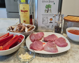 Foto del paso 1 de la receta: Solomillo de cerdo con pimientos y setas shiitake