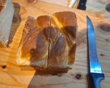 Une image de l'étape 1 de Brioche perdu au chocolat.