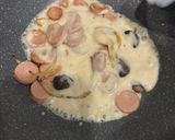 Foto langkah ke 3 dari resep Spaghetti Carbonara Cheese (Saus Instan).