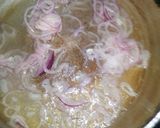 A picture of step 2 of Aloo ki tahri.