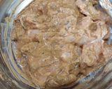 A picture of step 1 of Dragon Chicken.