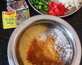 A picture of step 3 of Makki Ragi Mixed Veggie Pancakes.