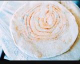 A picture of step 4 of Tasty crisp soft Laccha Paratha with kasuri methi and sesame seeds.