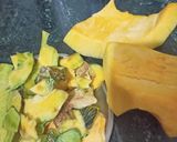 कद्दू की खट्टी मीठी सब्जी(Kaddu ki khatti meethi sabzi recipe Hindi) रेसिपी चरण 1 फोटो