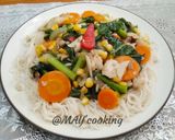Foto langkah ke 9 dari resep Mie soa siram capcay.