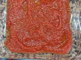 Raviolis de calabacín en salsa de tomate