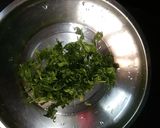 A picture of step 1 of Methi Thepla.