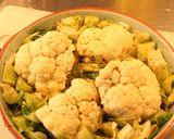 Foto del paso 4 de la receta: Coliflor tostau, en alm. de miércoles BBM, con panes dueblados y alioli...Todo para campeonarrr