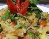 A picture of step 5 of Aloo ka bharta.