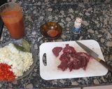 Foto del paso 1 de la receta: Ravioles con salsa portuguesa y carne