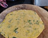A picture of step 3 of Methi thepla.