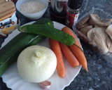 Foto del paso 1 de la receta: Arroz con verduras y setas