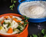 A picture of step 3 of Appam.