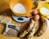 Φωτογραφία βήματος 1 της συνταγής Banana bread 🍌🍫 Κέικ μπανάνας και σοκολάτας 🍌🍫