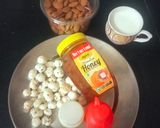 A picture of step 1 of Charnamrit /Panchamrit (Bhog Prasad).
