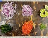 A picture of step 1 of Southwestern Shrimp Tacos.