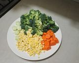 Foto langkah ke 1 dari resep Sayur Brokoli Wortel Jagung.