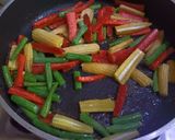 A picture of step 1 of Veg jalfrezi.