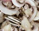 Une image de l'étape 4 de Tarte fine aux poireaux et champignons.