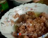 รูปขั้นตอนการทำที่ 3 ของ ขนมปังหน้าหมู สูตรอบ ไม่ใช้น้ำมัน