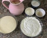 A picture of step 1 of Mshabek / Zulabiya (Jalebi).