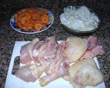 Foto del paso 1 de la receta: Pollo con vino blanco a la crema en disco de arado