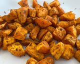 Sült édesburgonya recept fázis 2 fotója