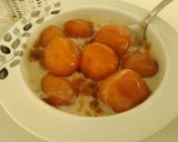 Foto langkah ke 7 dari resep Biji Salak Labu Kuning kuah Susu.
