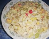 A picture of step 4 of Mix microni fruit chat.