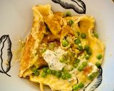A picture of step 3 of Four Cheese Omelette.