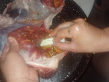 Vacío relleno a la parrilla