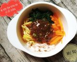 Hình bước làm 4 của món Mì trộn tôm trứng sốt tương - Ăn dặm cho bé