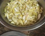 A picture of step 1 of Sweet Mango Pickles.