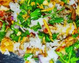 A picture of step 2 of Papdi Chat.