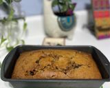 A picture of step 8 of Peanut Butter Chip Banana Bread.