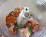 A picture of step 2 of Pinwheel Chicken Bites.