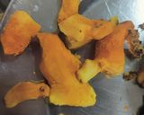 A picture of step 1 of Turmeric pickle.