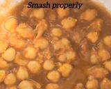 A picture of step 1 of Leftover Chole tikki.
