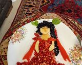 عکس مرحله 5 از دستور سالاددختر یلدا(دیزاین سفره یلدا)