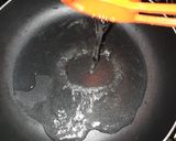 A picture of step 1 of Sugar syrup.
