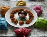 A picture of step 5 of Holi special mix Dal pakoda.